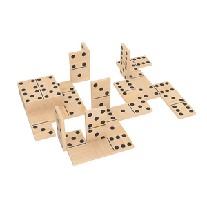 Jouet éducatif Offre Spéciale dominos promotionnels en bois dominos géants en bois massif <span class=keywords><strong>jeu</strong></span> <span class=keywords><strong>de</strong></span> jardin <span class=keywords><strong>de</strong></span> 28 pièces - Product Image 4