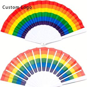 พัดพลาสติกลายดอกไม้ OEM - เหมาะสำหรับตกแต่งและโอกาสพิเศษ - Product Image 1