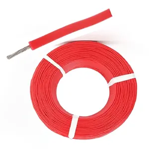 silicone and hook up wires cable ul3135 silicone rubber insulation braid wire high temperature heat resistant