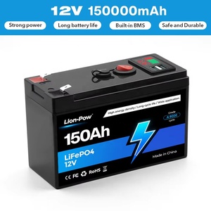 Batería <span class=keywords><strong>de</strong></span> Litio <span class=keywords><strong>de</strong></span> Ciclo Profundo LiFePO4 <span class=keywords><strong>de</strong></span> 12V 150Ah con BMS, 3000x Ciclos <span class=keywords><strong>de</strong></span> Vida Útil para RV, Solar, Marino, Camión, Arrancador <span class=keywords><strong>de</strong></span> Emergencia - Product Image 2