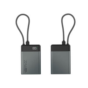 พาวเวอร์แบงค์แบบพกพาขนาดเล็ก รุ่นใหม่ ความจุ 20000 มิลลิแอมป์ วัสดุโลหะผสม รองรับการชาร์จเร็ว 22.5 วัตต์ พร้อมสายชาร์จในตัว - Product Image 4