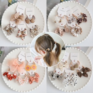 Baby Hair <strong>Ties</strong> with Bows for Toddler Elastic Ponytail Holders Small Hair <strong>Ties</strong> For Baby Girls Infants Hair Accessories - Product Image 1