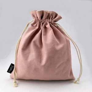 Pochette anti-poussière en mousseline de coton personnalisée avec cordon Sac cadeau drôle pour l'emballage de bijoux - Product Image 2