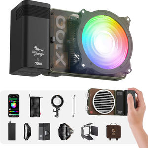 Luz LED ZHIYUN MOLUS X100 RGB Pro de 100W, Iluminación Portátil de Bolsillo de Plástico para Fotografía y Video en Exteriores - Product Image 1