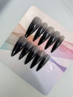 Faux ongles à presser en acrylique, forme ballerine/cercueil, faits main, personnalisés, de luxe, pour salon, vente en gros, les plus vendus, faciles à poser