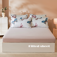 [SL ALL] Ensemble de couette lavable 6 pièces de qualité classique et moderne, motif floral imprimé réactif, 100 % fibre de polyester, écologique