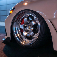 Velg Tempa Deep Dish 4x100 4x114.3 5x100 5x108 5x112 5x114.3 5x115 5x120 TE37 Lexus Mk4 A80 Mk5 A90 GR IS F 86 Rs6 M5 Rs7 M4