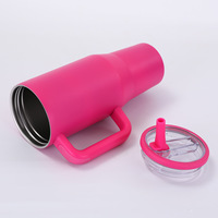 NOUVEAU Gobelet de voyage 40oz en acier inoxydable étanche Tumblers Tumblers Bouteille d'eau isolée avec couvercle rabattable sans BPA