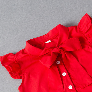 Kids Summer Collection Clothing Sets Baby Girls <b>Sexy</b> Short Hot Organic Pants Suit of China - Product Image 3