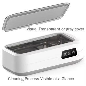 Limpiador Ultrasónico Visible de Gran Capacidad, Máquina de Limpieza Ultrasónica Multifuncional para Gafas, Relojes, Joyas y Dentaduras Postizas - Product Image 1