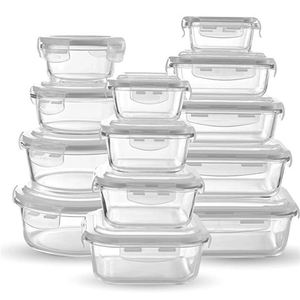 Containers Glass Food Container Glass Container Professional Storage Containers Lids Glass Food Container Set With High Quality