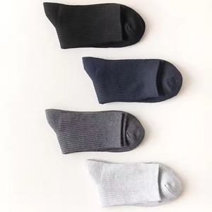 Spring Double Needle Mid-tube Cotton Blend Anti-Bacterial <b>Socks</b> – Breathable Sweat-Absorbent Casual Business Men's Hosiery <b>Socks</b> - Product Image 2