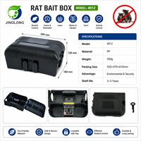 Station d'appât écologique en plastique pour le contrôle des rongeurs (rats et souris)