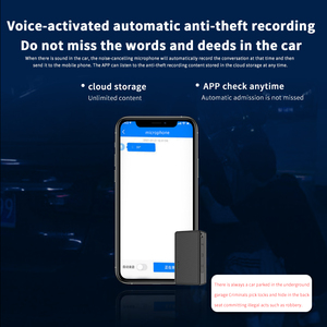 Ghi âm kích hoạt bằng giọng nói 4G GPS Tracker rung động geo-hàng rào báo động xe cá nhân GPS Tracker Định vị chính xác thiết bị GPS - Product Image 4