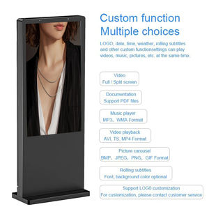 OEM/ODM 43/49/65 4K HD IP65 Señalización Digital para Exteriores, Televisor Inteligente a Prueba de Agua, Reproductor Multimedia Publicitario, Señalización Digital para Bancos - Product Image 6