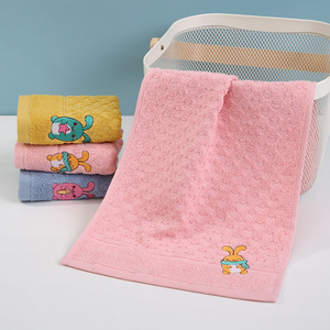 ผ้าขนหนูผ้าฝ้ายสำหรับเด็ก 25x50 ซม. ลายการ์ตูน ผ้าเช็ดตัวเด็กเนื้อนุ่มซึมซับได้ดี ใช้ในบ้าน ผ้าขนหนูผ้าฝ้ายแท้รูปทรงสี่เหลี่ยมผืนผ้า - Product Image 2