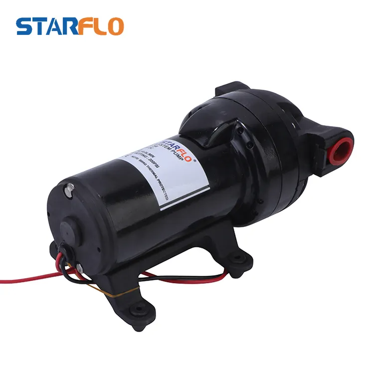 STARFLO 10LPM psi 12 فولت بطارية RV DC تعمل بالضغط العالي مضخة مياه لتنظيف السجاد