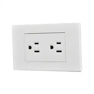 OSWELL Modern Switch And Socket 118 Type South 6 Pin Socket Electrical Kitchen Socket Outlet 16A 110~250v