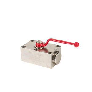 วาล์วบอลแบบแผ่น KHP ของ Asahi Hydraulics สำหรับอุตสาหกรรม ตัวสะสมแรงดันสูง วาล์วไฮดรอลิกแบบแมนนวล อุปกรณ์เสริมเครื่องมือ - Product Image 3