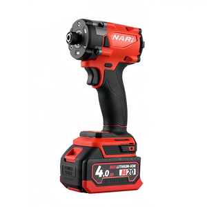 Rotes 18V 20V Akku-Bohrschrauber-Set, Neues Patentiertes Design, Leistungsstarker Schraubendreher mit 220N.<span class=keywords><strong>m</strong></span> Drehmoment, Kabellos mit OEM-Anpassung - Product Image 1