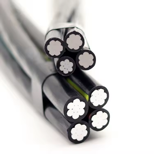 2x50 + 1x16 + N35 ABC CAAI <span class=keywords><strong>Y</strong></span> ASTM B LV Línea cubierta AL + AAAC XLPE Cable Service Drop 4 núcleos <span class=keywords><strong>Fase</strong></span> + <span class=keywords><strong>Neutro</strong></span> con iluminación - Product Image 3