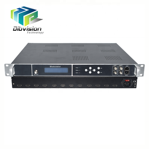 Encodeur modulateur Q324 H.264 ISDB-T DVB-T QAM ATSC RF avec double entrée ASI et contrôle Web/LCD pour usage commercial et télévision hôtelière - Product Image 4