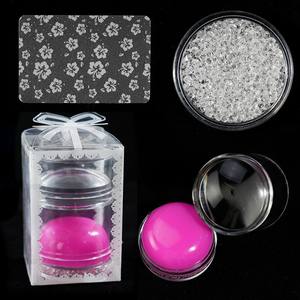 Transparent Visible Corps Ongles Art <span class=keywords><strong>Stamper</strong></span> Clair Français Pointe Timbre Double Tête Silicone Nail <span class=keywords><strong>Stamper</strong></span> - Product Image 5