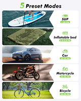 50PSI Portable Tire Inflator with Automatic Deflator Valve Suitable for Outdoor Tents and Kayaks