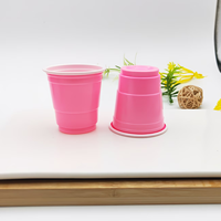 Gobelet de fête bicolore de 2 oz, gobelet de jeu en PS (polystyrène) réutilisable avec instructions de lavage à la main uniquement, pour mariages, banquets, supermarchés