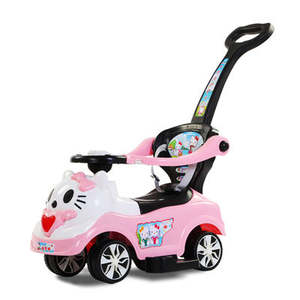 لعبة بلاستيكية من مادة ABS للأطفال <span class=keywords><strong>3</strong></span>-في-1 بشخصيات كرتونية ، تمرين أرجوحة للأطفال تعمل بالبطارية لمدة 2-4 سنوات ، سيارة أرجوحة للأطفال <span class=keywords><strong>3</strong></span>-8 - Product Image 2