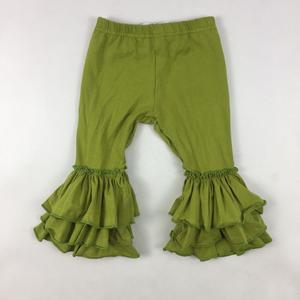Ropa de Boutique para Niños al por Mayor, Leggings de Algodón para Niñas, Pantalones con Volantes para Niños - Product Image 3