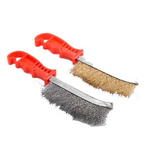 PMS Plastic Handle Steel <strong>Brush</strong> Cleaning Stainless Steel Wire <strong>Iron</strong> <strong>Brush</strong> Copper Derusting <strong>Brush</strong> - Product Image 5