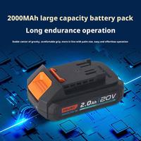 Mini perceuse sans fil 20V sans balais 50N.m Tournevis électrique sans clé 20+1 réglages de couple Grade industriel Réversible C100