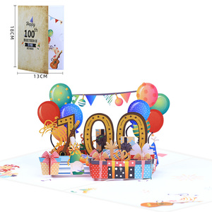 Tarjeta <span class=keywords><strong>de</strong></span> Felicitación <span class=keywords><strong>de</strong></span> Cumpleaños 3D Pop-Up <span class=keywords><strong>de</strong></span> Lujo Personalizada para Ella, Niñas, Adolescentes, Amigas, Tarjeta <span class=keywords><strong>de</strong></span> Agradecimiento Hecha a Mano - Product Image 5