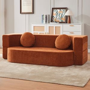 Divano Letto Combinato di Lusso Leggero, Completamente Imbottito in Spugna, Arrotolato Sottovuoto, per Piccoli Appartamenti e Mansarde, Smontabile, per <span class=keywords><strong>Soggiorno</strong></span>, Imballato - Product Image 6