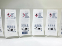 Étiquettes autocollantes multicouches de haute qualité pour bouteilles pharmaceutiques Étiquettes d'emballage emballées en usine