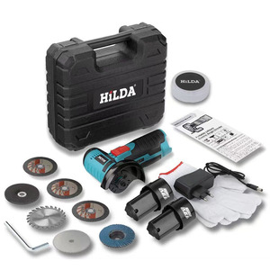 מטחנת זווית חשמלית 3 אינץ' 12V עם סוללת ליתיום, מיני מטחנה ידנית רב תכליתית לחיתוך, הסרת חלודה וניקוי תפרים - Product Image 2