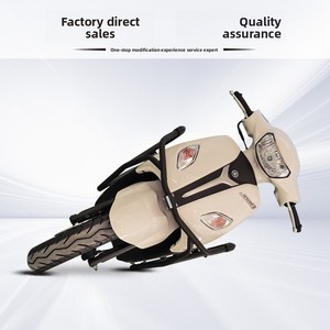 Pour <span class=keywords><strong>Yamaha</strong></span> Freewind 125 : Ensemble de barres de protection avant et arrière / protections moteur et porte-bagages arrière - Vente en gros d'usine pour concessionnaires et distributeurs - Product Image 4