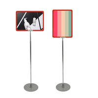 Panneau d'affichage Led panneau de Menu, en métal, 1 pièce, panneau d'affichage, cadre avec cadre intérieur réglable, hauteur