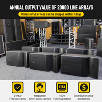 Altavoz Pasivo de Dos Vías L-solution A15 Pro Neodimio de 15 Pulgadas, 700w, 8ohm, Subwoofer KS21 de 1500w, Sistema de Sonido Line Array para Escenario