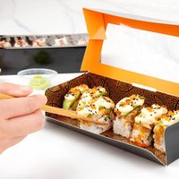 Chine vente en gros carton écologique personnalisé à emporter sushi boulangerie beignet pâtisserie gâteau biscuit pain boîtes d'emballage