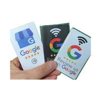 Özelleştirilmiş QR kodu dokunun İş Ins Facebook TIKTOK sosyal medya RFID kart NFC Google yorum geribildirim kartları