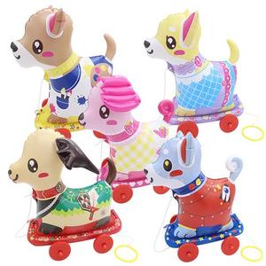 Série de jouets gonflables pour animaux en PVC pour enfants en plein air chèvre de marche dinosaure mouton âne cerf-jouet pour animaux de marche amusant pour enfants - Product Image 2