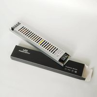 Transformateur d'éclairage ultra-mince, alimentation à découpage LED, boîtier en aluminium, simple sortie DC12V 24V 5A 10A 20A 30A 60W 100W 150W 200W 300W