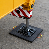 Plaques de support de grue en UHMWPE de 30 mm, résistantes aux chocs et aux huiles/aux chutes de température, pour grues et excavatrices lourdes
