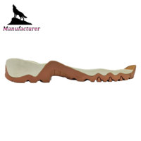 Semelle de chaussure de randonnée Wolf Brand, semelle extérieure en caoutchouc MD, légère, antidérapante, résistante à l'usure, fabricant de semelles de chaussures personnalisées