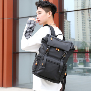Men's Multi Functional <b>Backpack</b> Large Capacity Waterproof Laptop Bag With Usb Port Travel School Use Black - Product Image 1