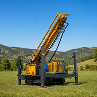 Machine de forage de puits d'eau pour sites miniers, hydraulique diesel, pour forage de puits d'eau, profondeur 300m