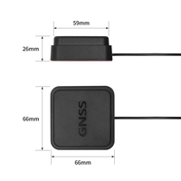 Antena GNSS RTK para Topografía, GPS GLONASS BeiDou L1 L2 3.5dBi, Antena Activa de Alta Precisión con Conector Roscado para Mapeo, Compatible con OEM