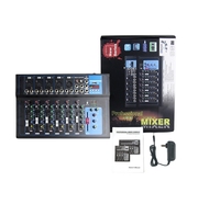 Mixeur professionnel carte son Audio DJ Station son équipement en direct mélangeur de scène de fête de chant